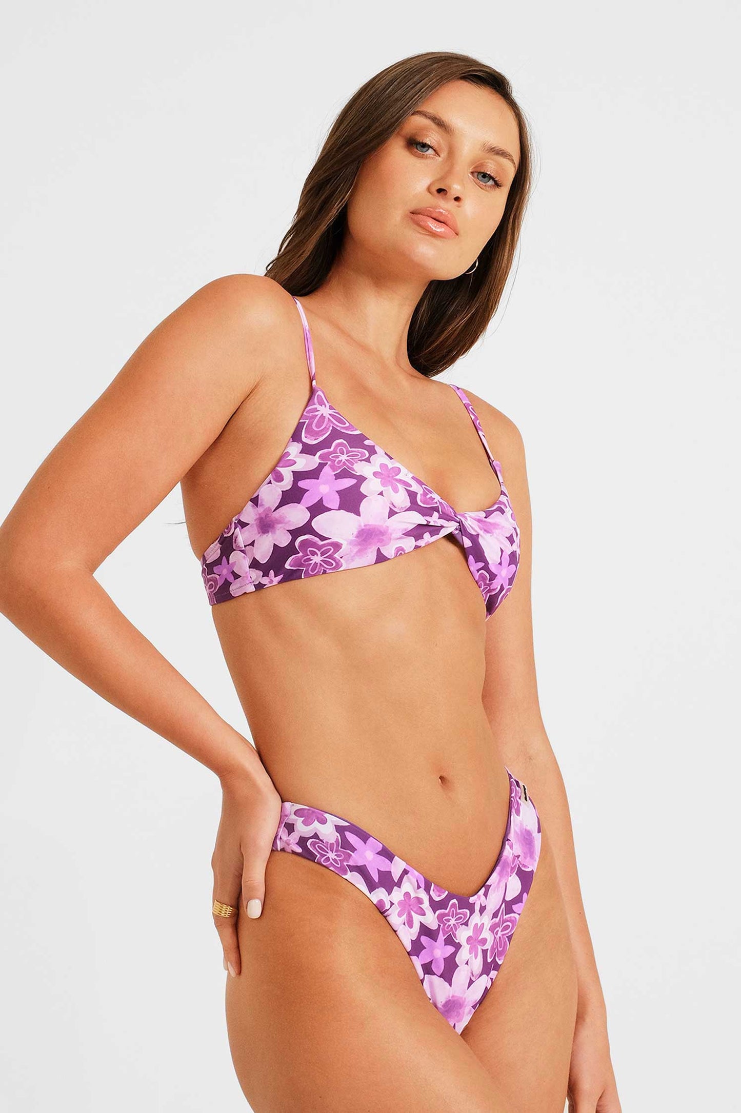 Tona Twisted Top / Wild Petunia FINAL SALE
