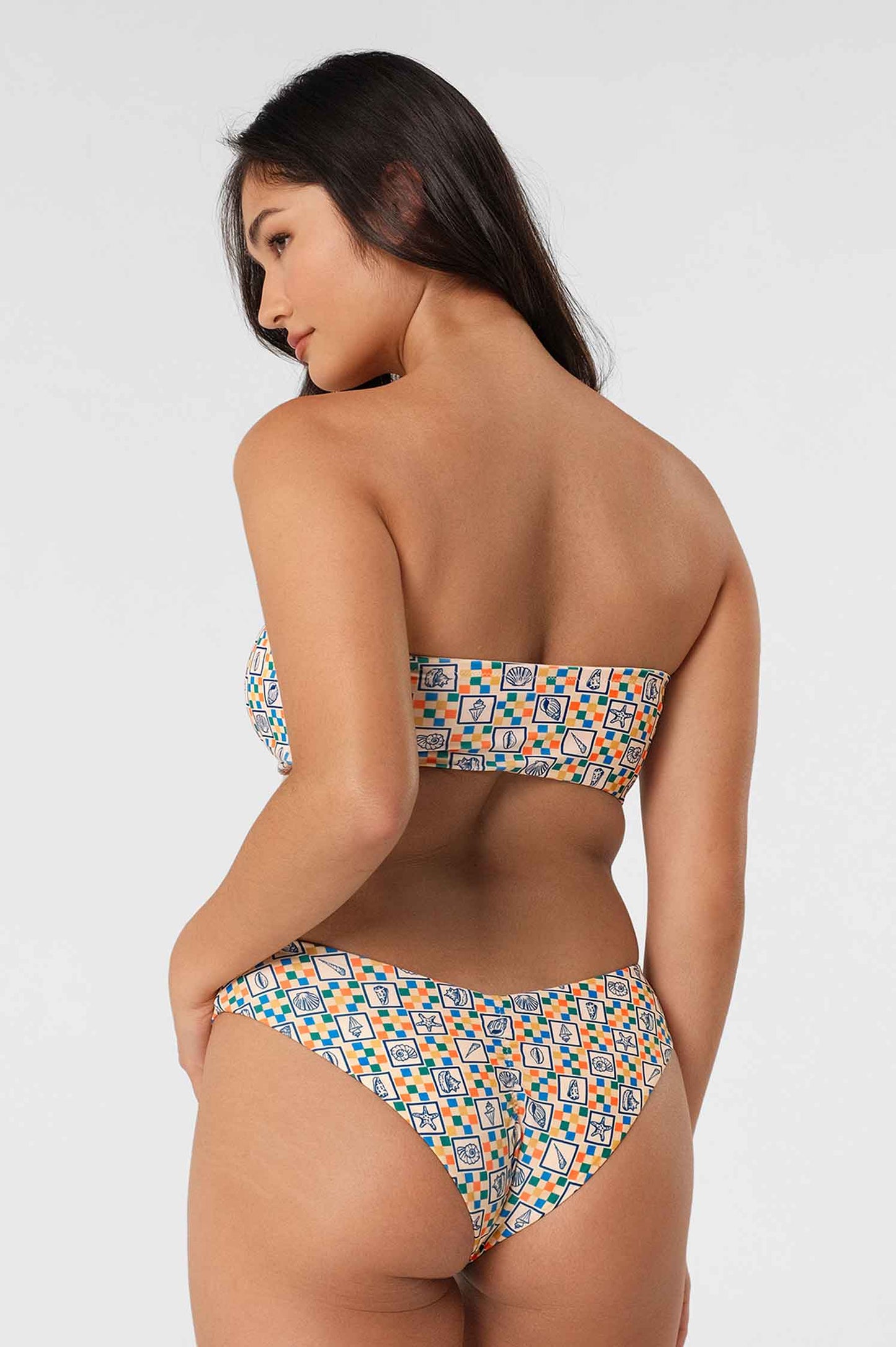 Maie Ruched Medium Bottoms / Conch Crush