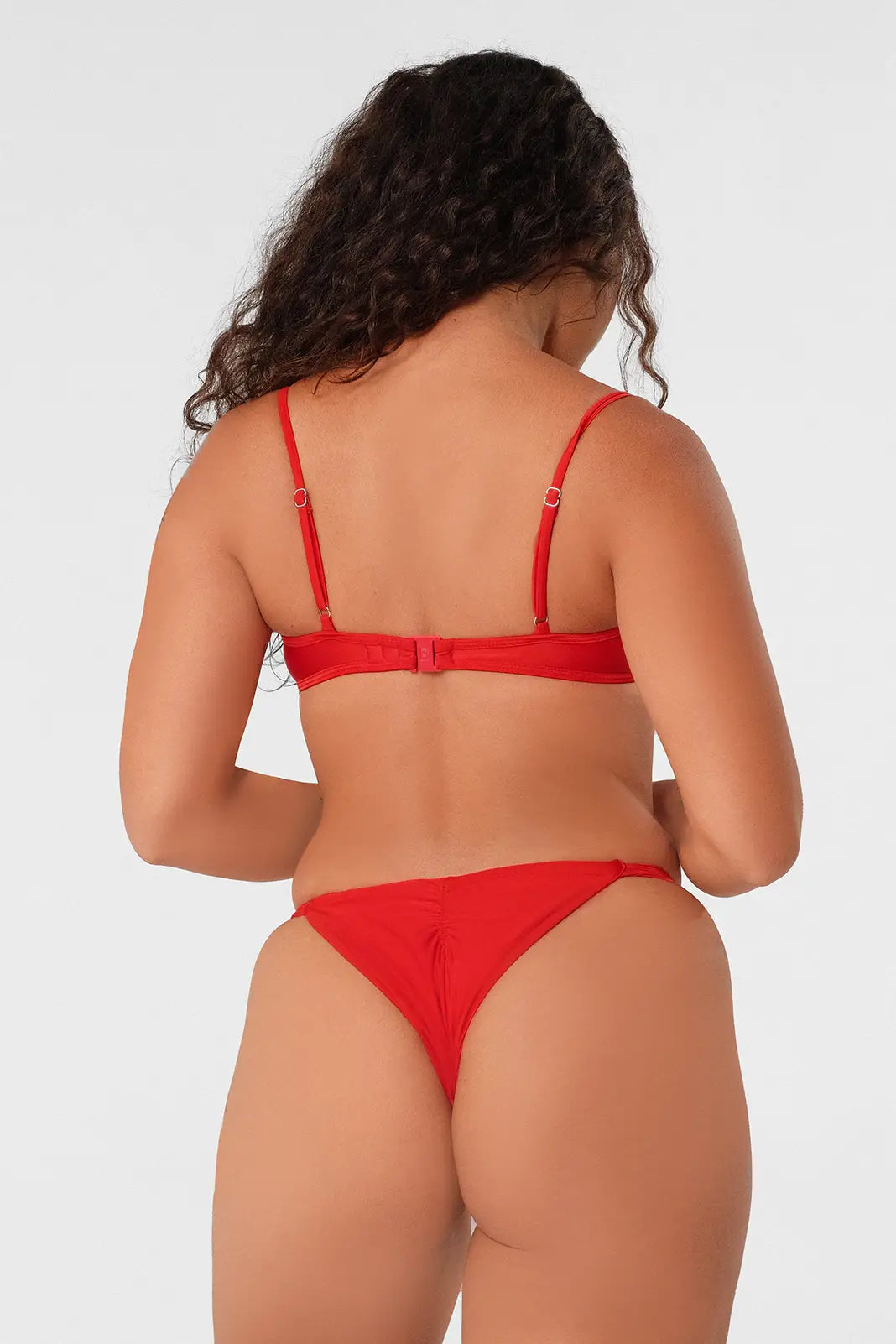 Simone Underwire Top / Red Hot Gloss