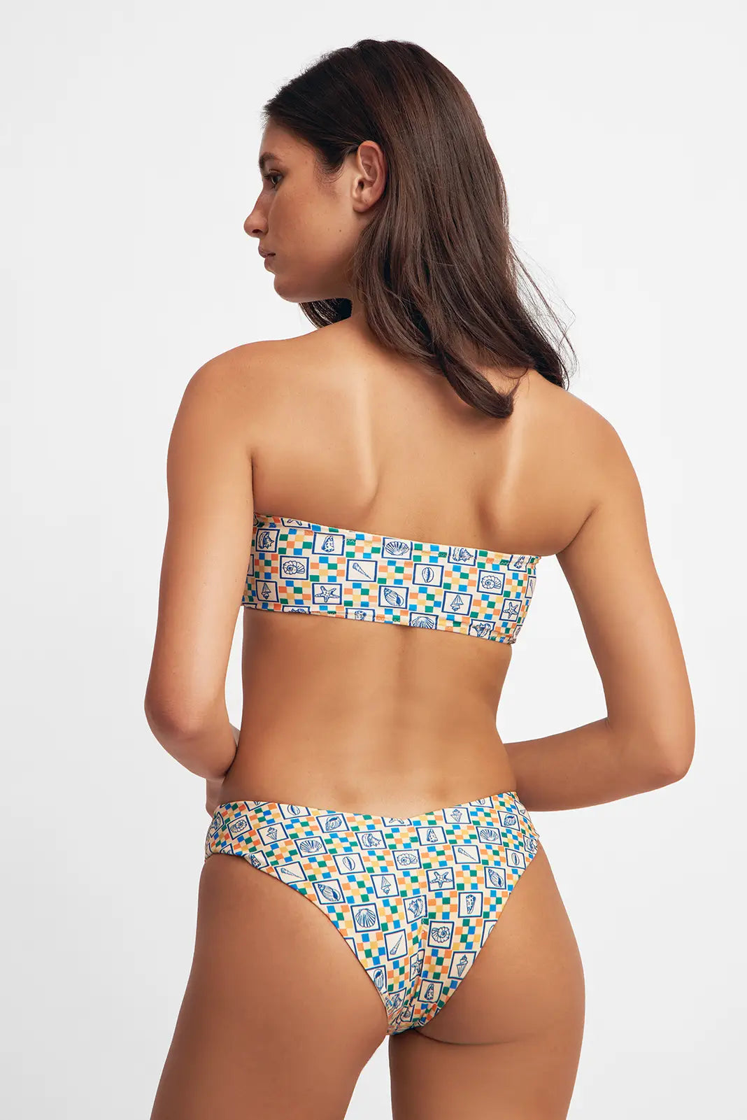 Shelby Bandeau Top / Conch Crush