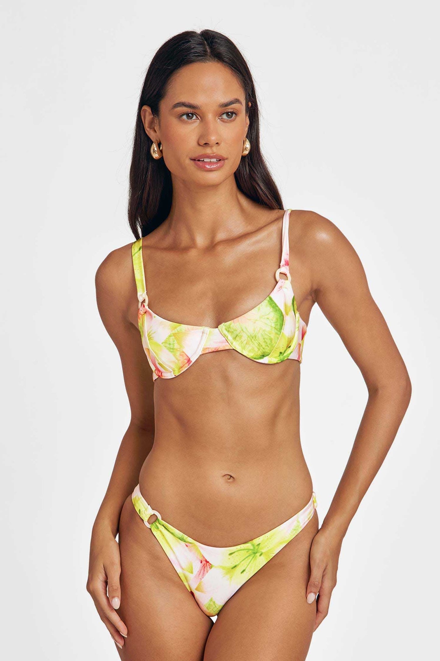 Portia Side-Ring Medium Bottoms / Aruba