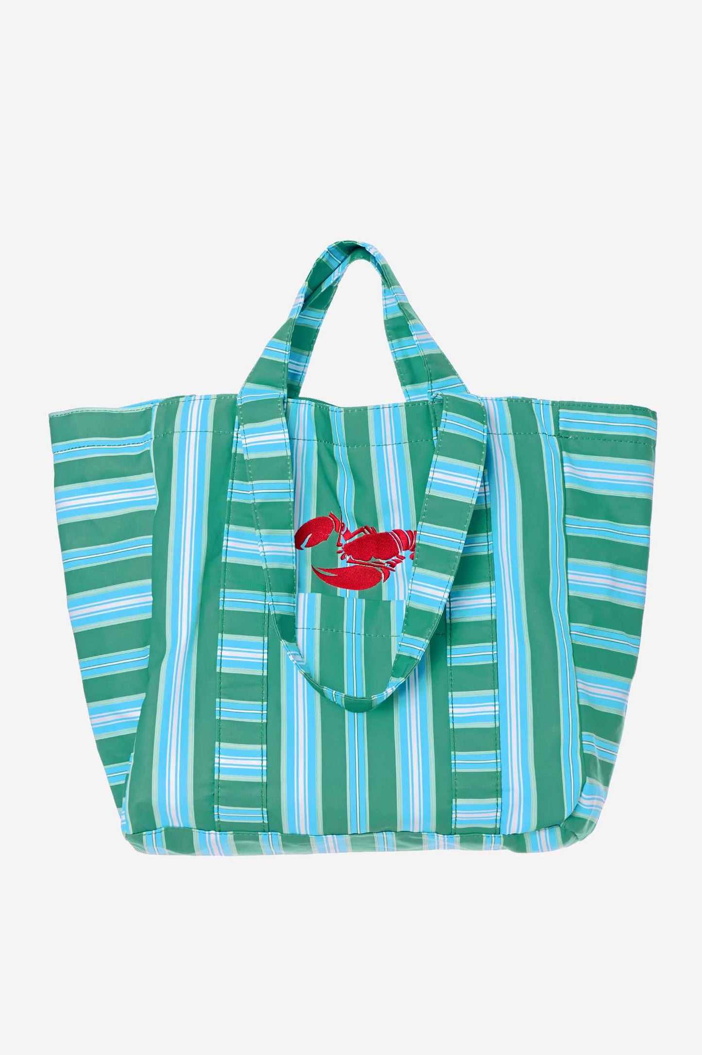 Market Tote Bag / Good Catch Stripe