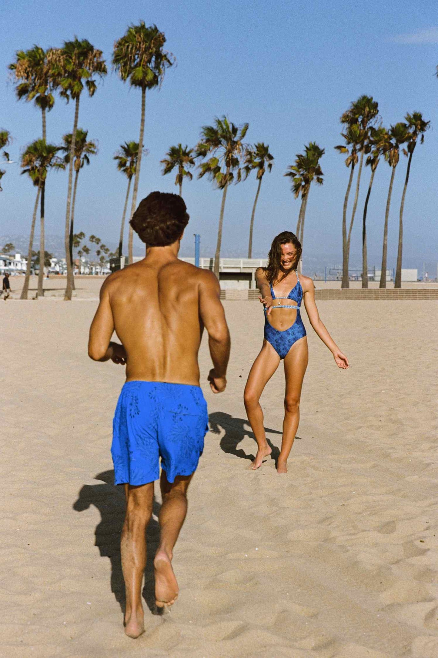 Aspen Braided Strap One Piece / Reef Blue