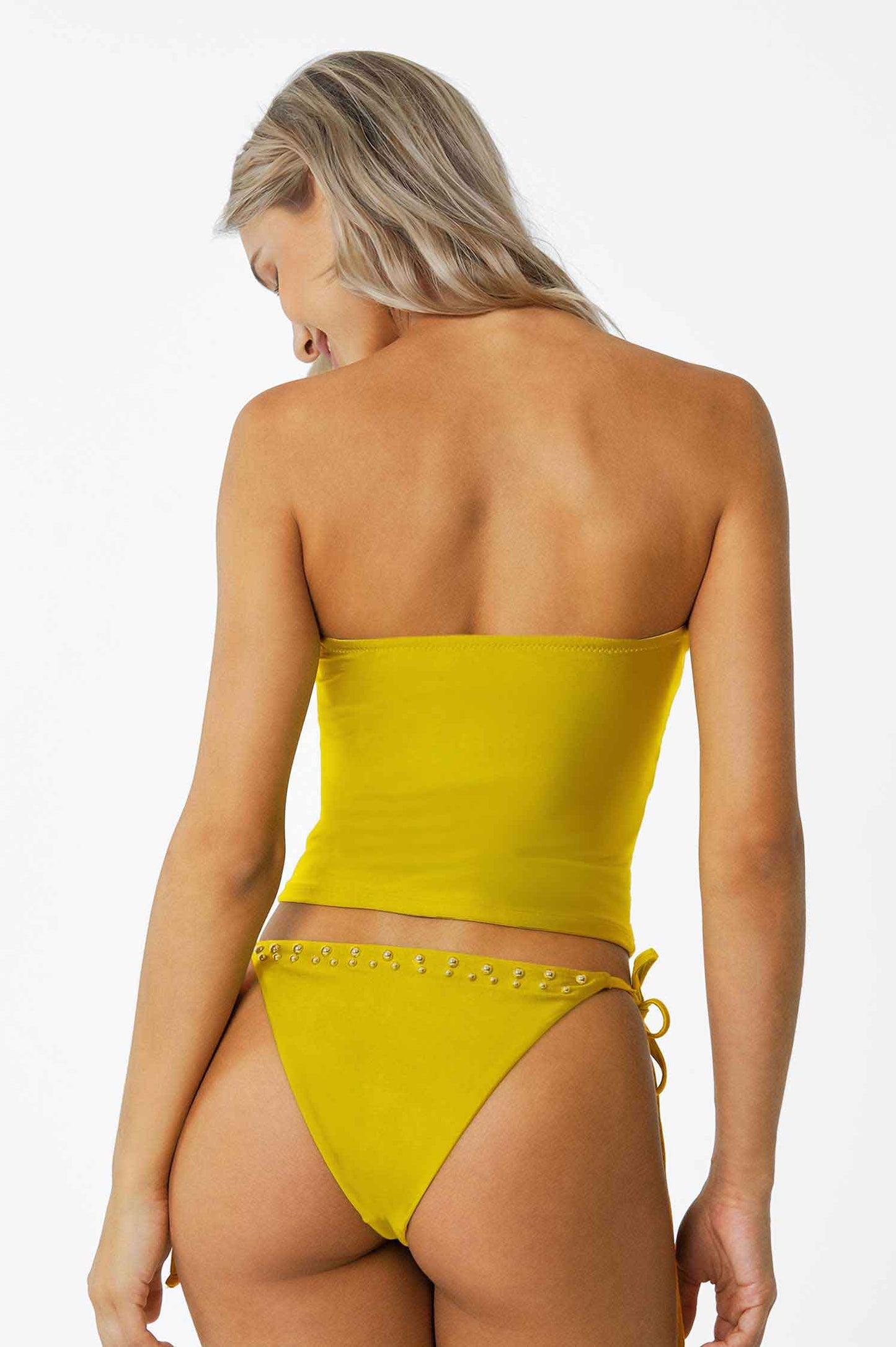Emery Cut-Out Tankini Top / Honey
