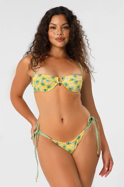 Maddy String Cheeky Bottoms / Agua Fresca
