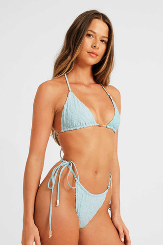 Maddy Triangle Top / Sugar Jacquard FINAL SALE