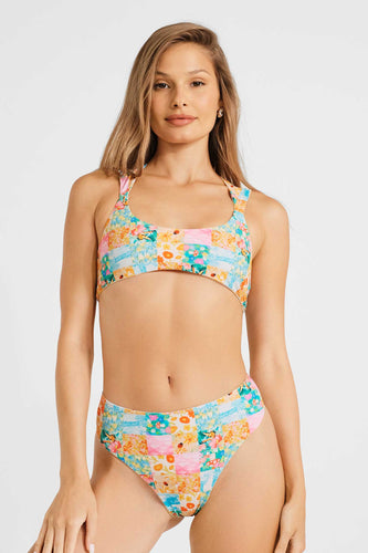 Ashley High Waist Reversible Bottoms / Love Bug FINAL SALE