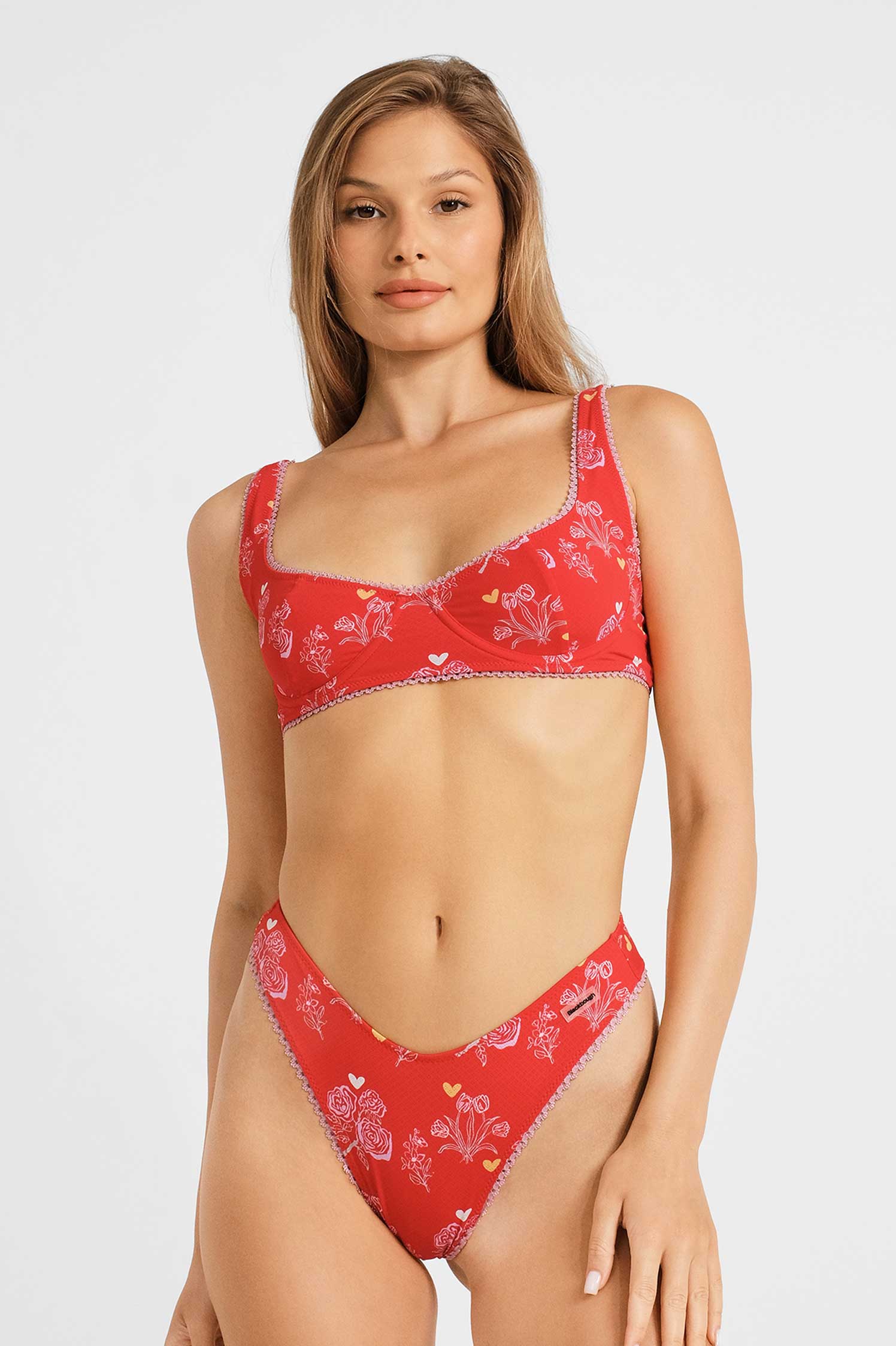 Elena Underwire Top / Rosebud Pointelle FINAL SALE