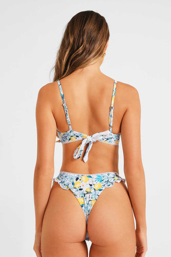 Candice Ruffled Cheeky Bottoms / Limoncello FINAL SALE