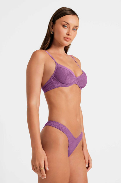 Cindy Push Up Underwire Top / Hollyhock Shimmer FINAL SALE