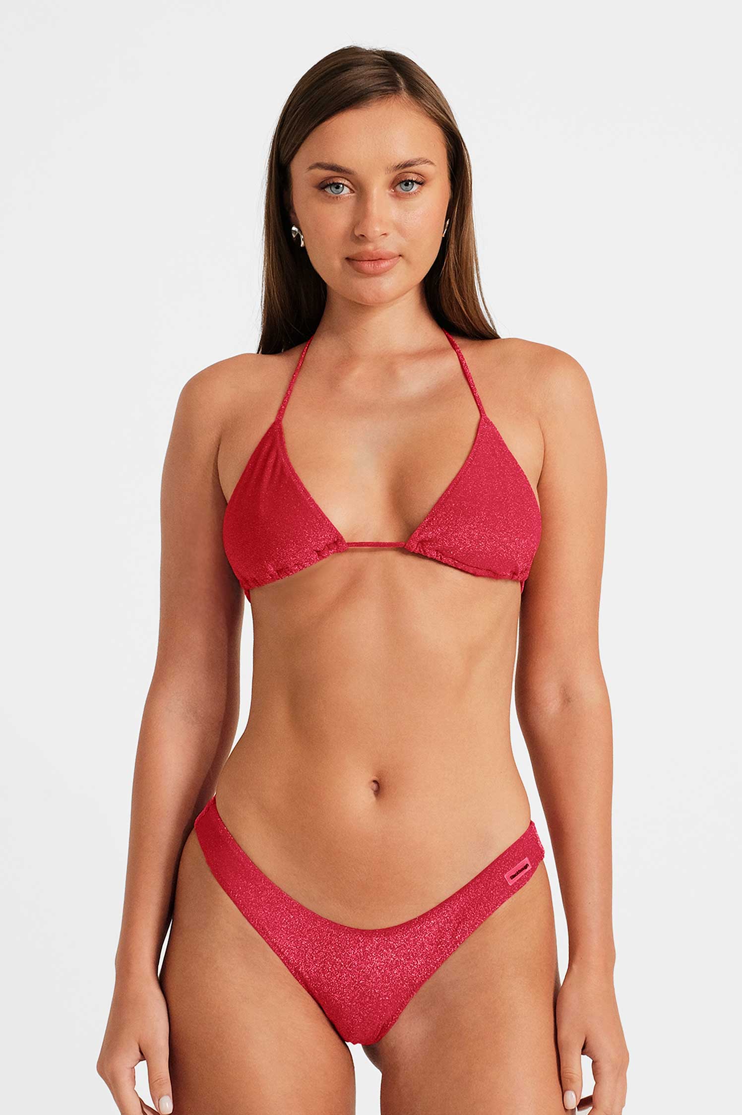 Martini Triangle Top / Ruby Shimmer FINAL SALE