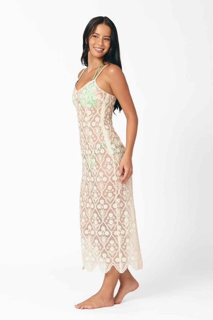 Jade Maxi Dress / Floral Lace