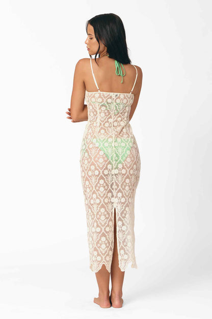 Jade Maxi Dress / Floral Lace