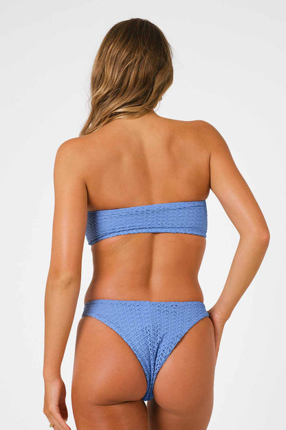 Alana Tie Front Cheeky Bottoms / Oceania Crochet