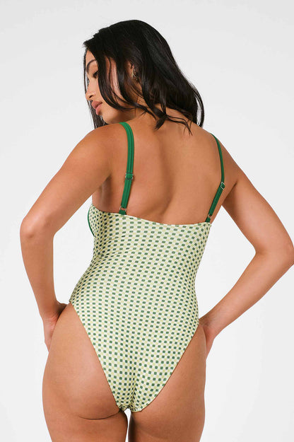 Heidi Square Neck One Piece / Fairway Terry