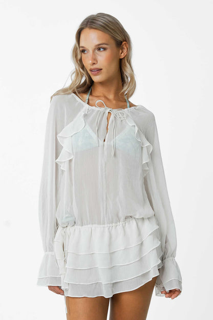 Tisha Cover Up / Chiffon Cream