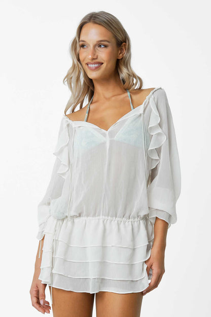 Tisha Cover Up / Chiffon Cream