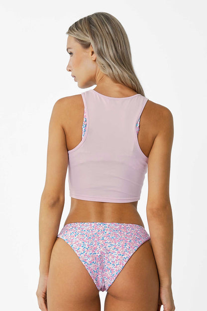 Karlie Beaded Tank Top / Baby Pink