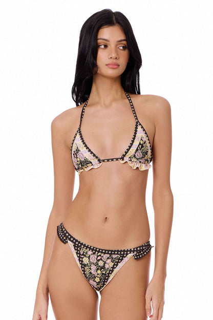 Oriana Ruffled Cheeky Bottoms / Eros