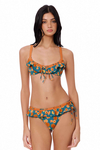 Debi Ruffled Cheeky Bottoms / Nectar