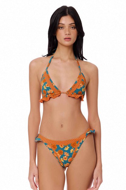 Oriana Ruffled Cheeky Bottoms / Nectar