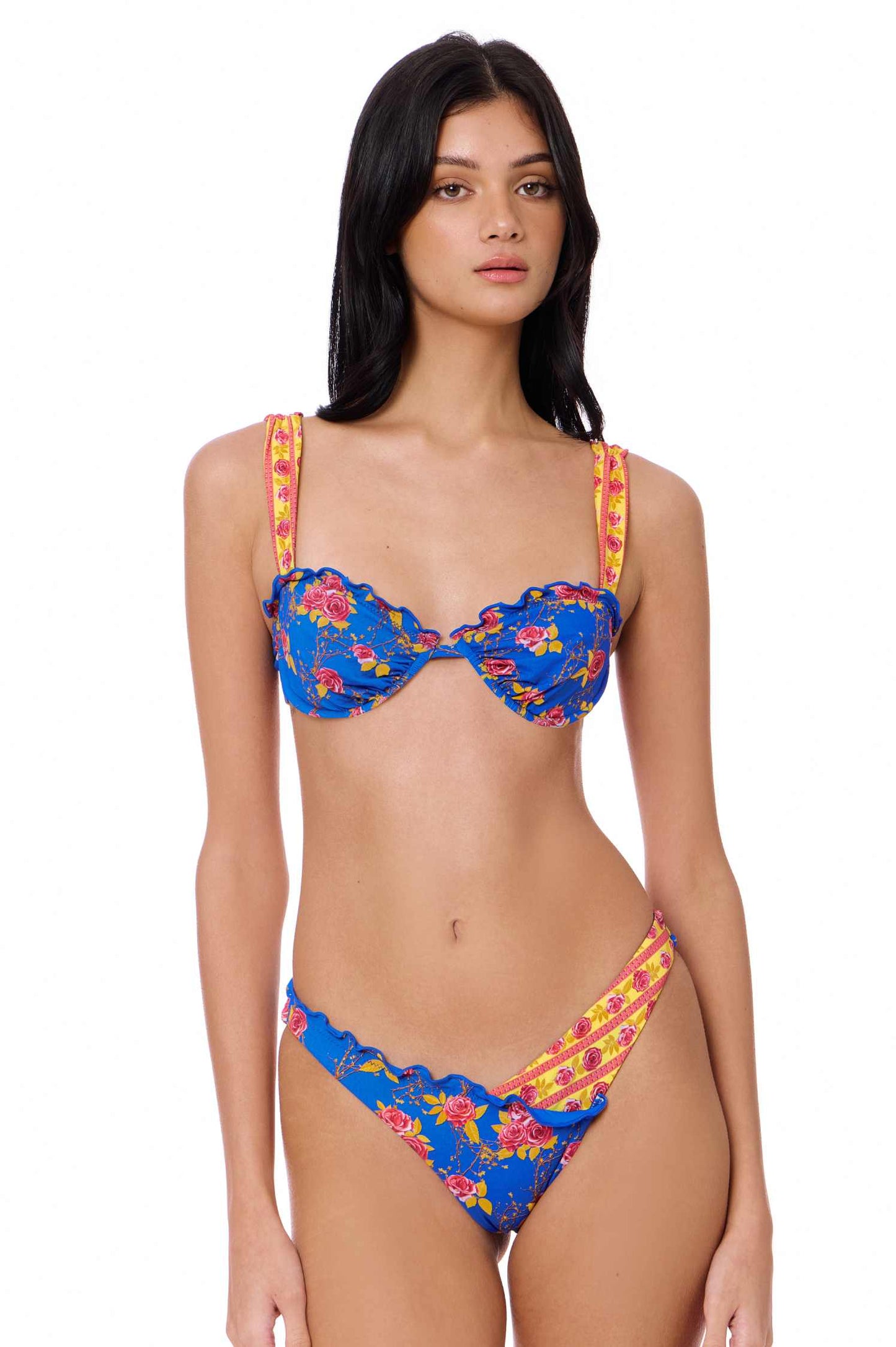 Harper Ruffled Underwire Top / Palazzo