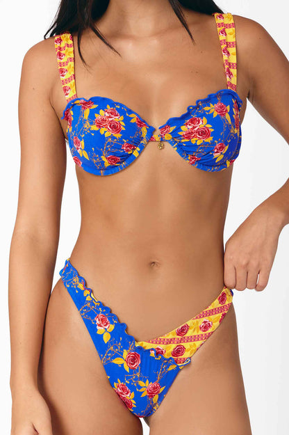 Harper Ruffled Underwire Top / Palazzo