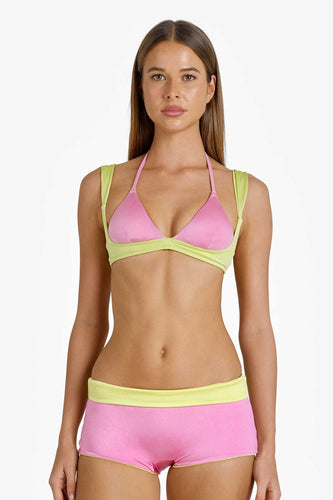 Tatum Double Strap Top / Guava Swirl