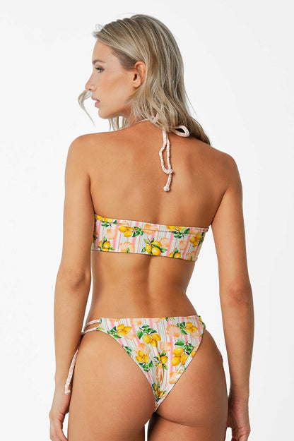 Robyn Halter Bandeau Top / Island Citrus