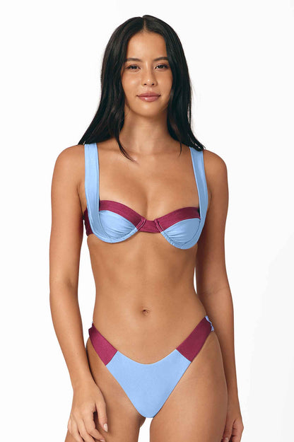 Tiara Ruched Underwire Top / Artemis