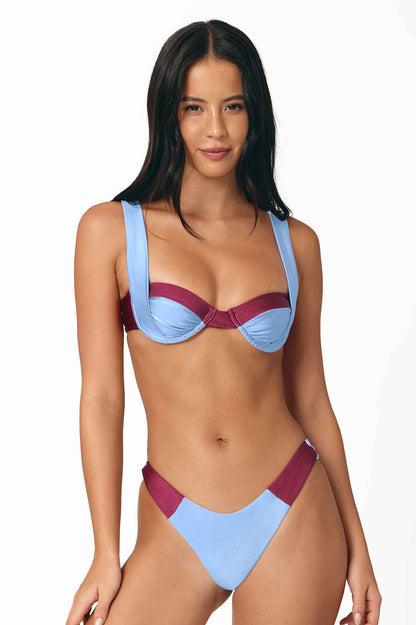 Tiara Ruched Underwire Top / Artemis