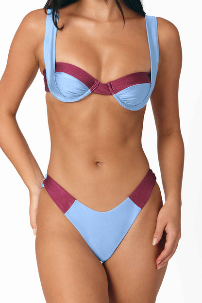 Tiara Ruched Underwire Top / Artemis