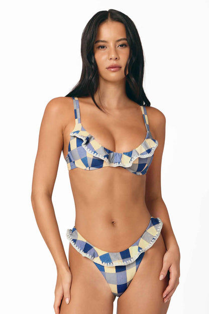 Makayla Frilled Underwire Top / Sal de Mar