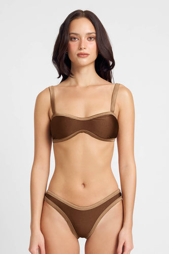 Maxine Bandeau Top / Tiramisu