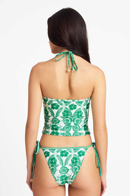 Rafi Cut-Out Tankini Top / Jardin