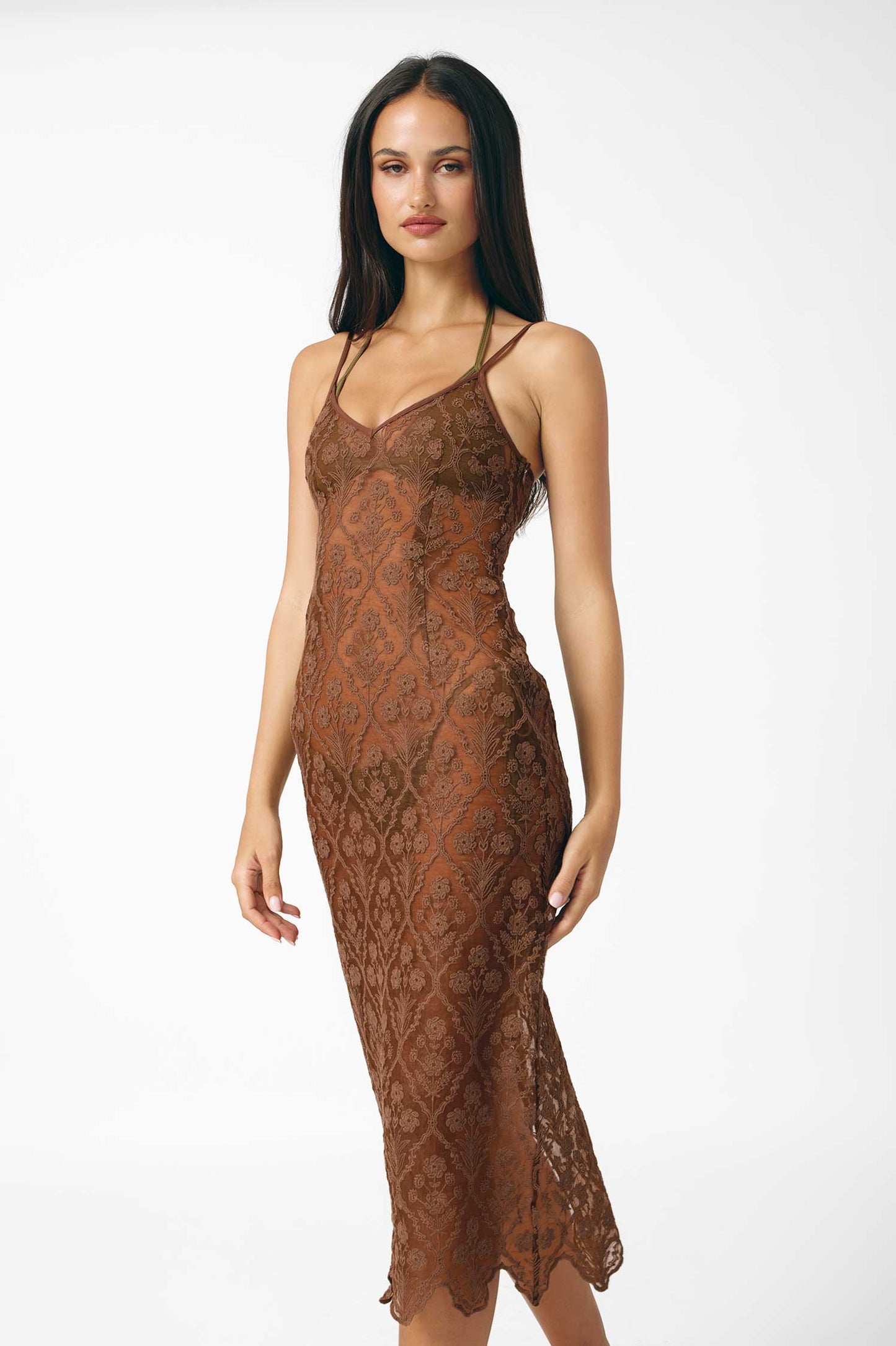 Jade Maxi Dress / Tiramisu