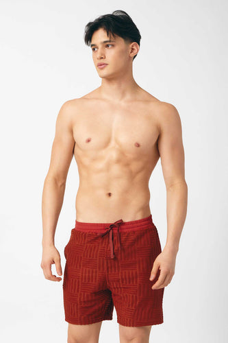Men's Swim Shorts / Cherry Wine FINAL SALE