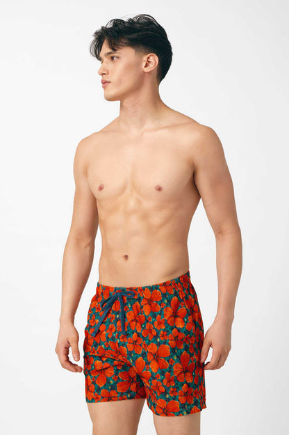 Men's Swim Shorts / Paradise Blooms