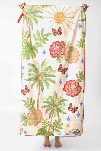 Reversible Packable Beach Towel / Sanctuary