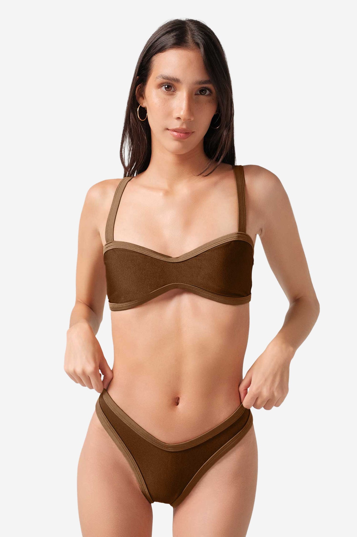 Maxine Bandeau Top / Tiramisu