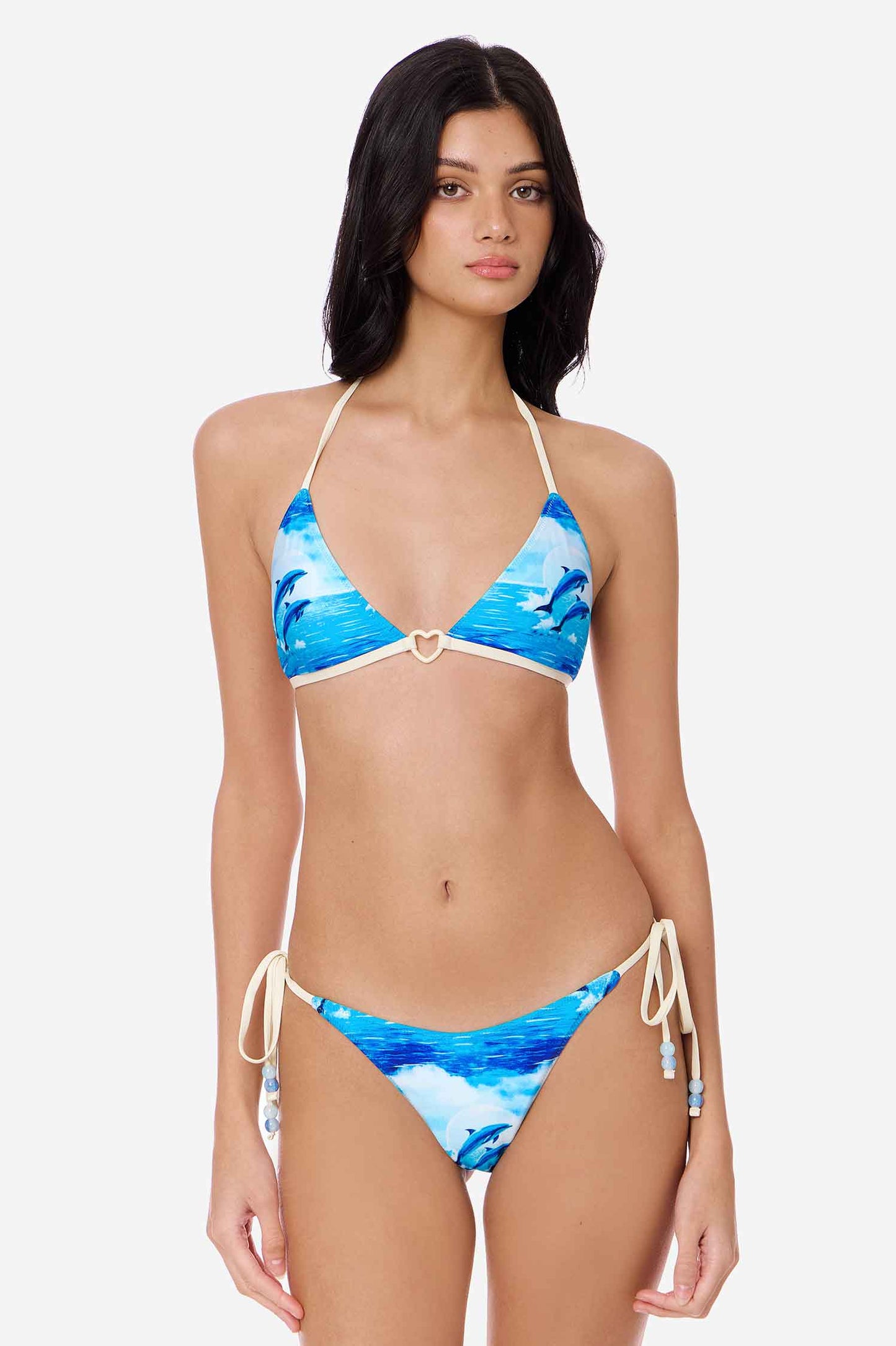 Zoey String Cheeky Bottoms / Dolphin Coast