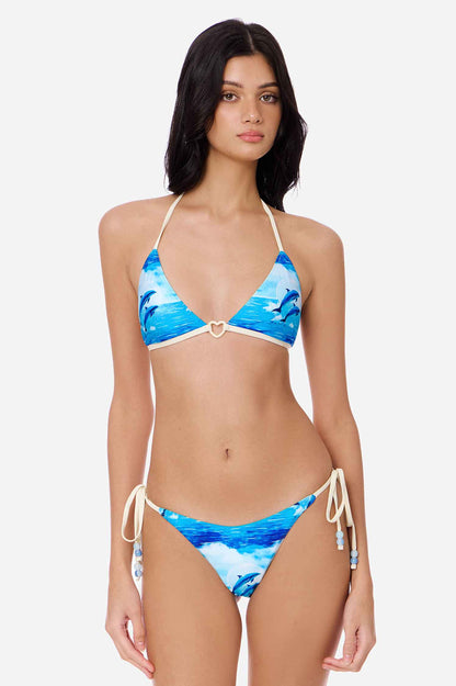 Zoey String Cheeky Bottoms / Dolphin Coast