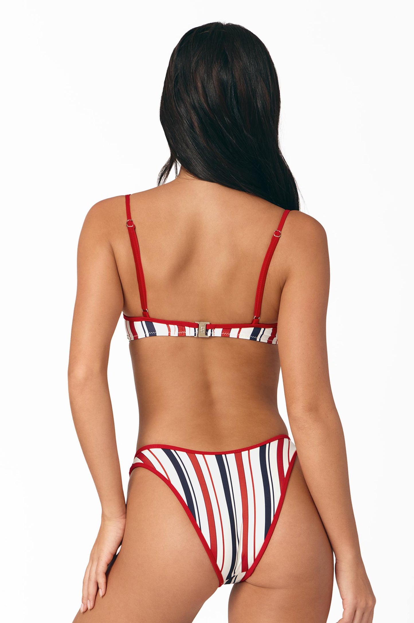 Fiona Underwire Top / Cherry Soda Stripe