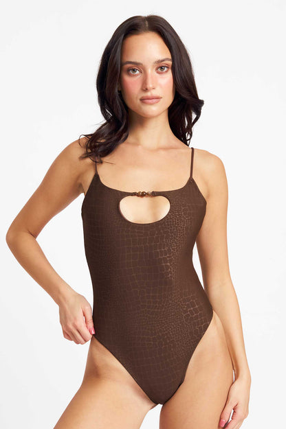 Lenora Cut-Out One Piece / Croc
