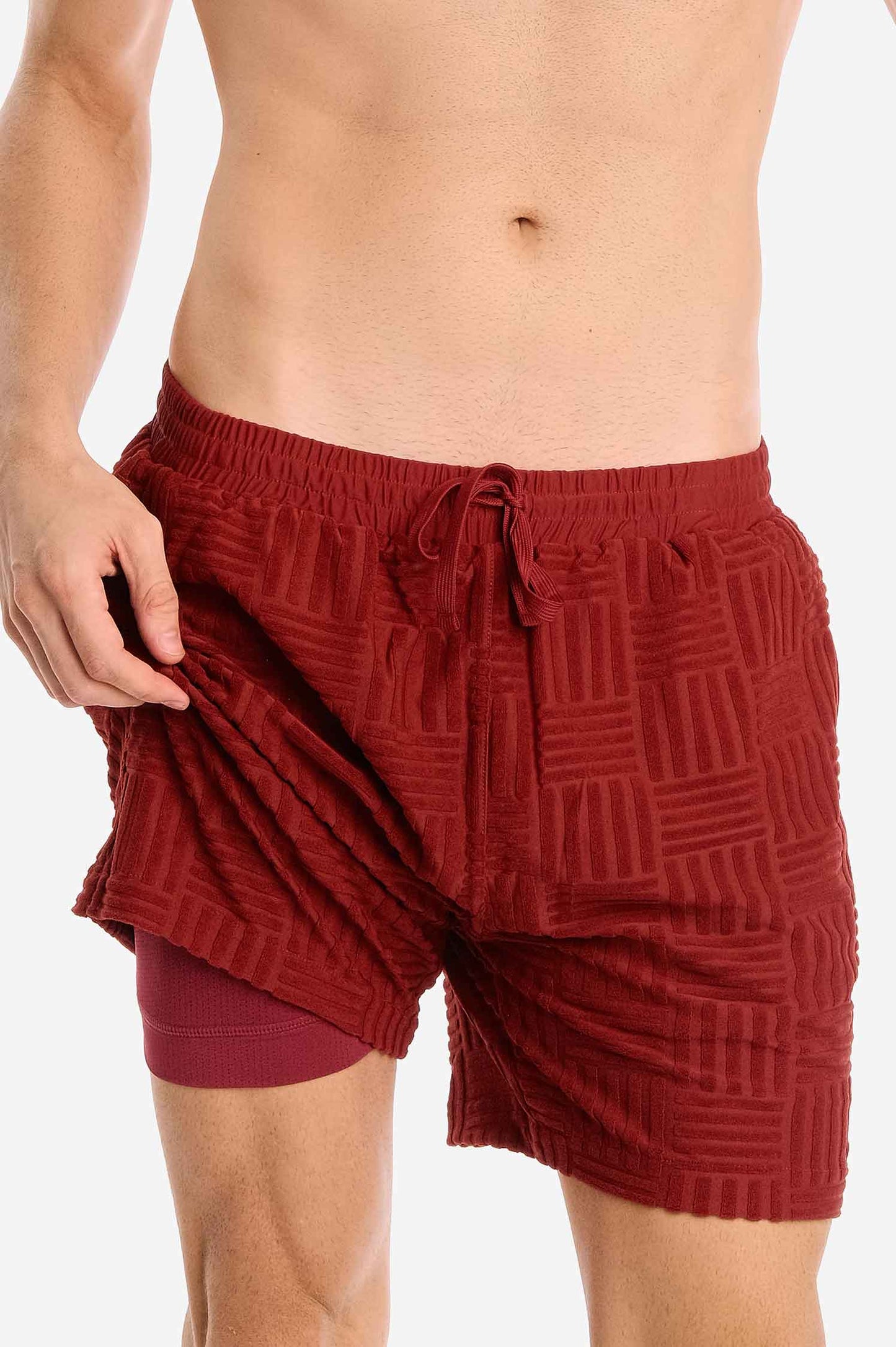 Men's Swim Shorts / Cherry Wine FINAL SALE