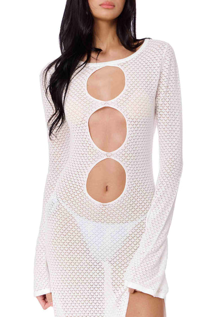 Junia Triple Ring Maxi Dress / Shell Knit