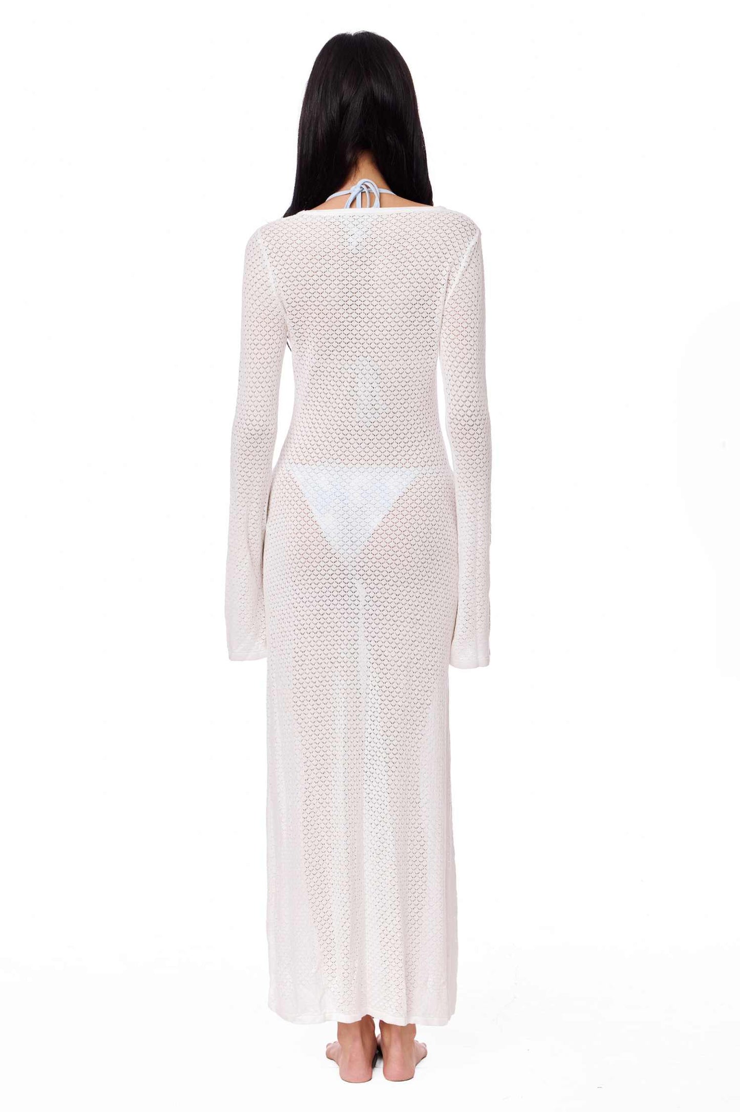 Junia Triple Ring Maxi Dress / Shell Knit