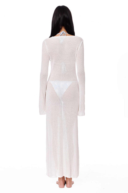 Junia Triple Ring Maxi Dress / Shell Knit