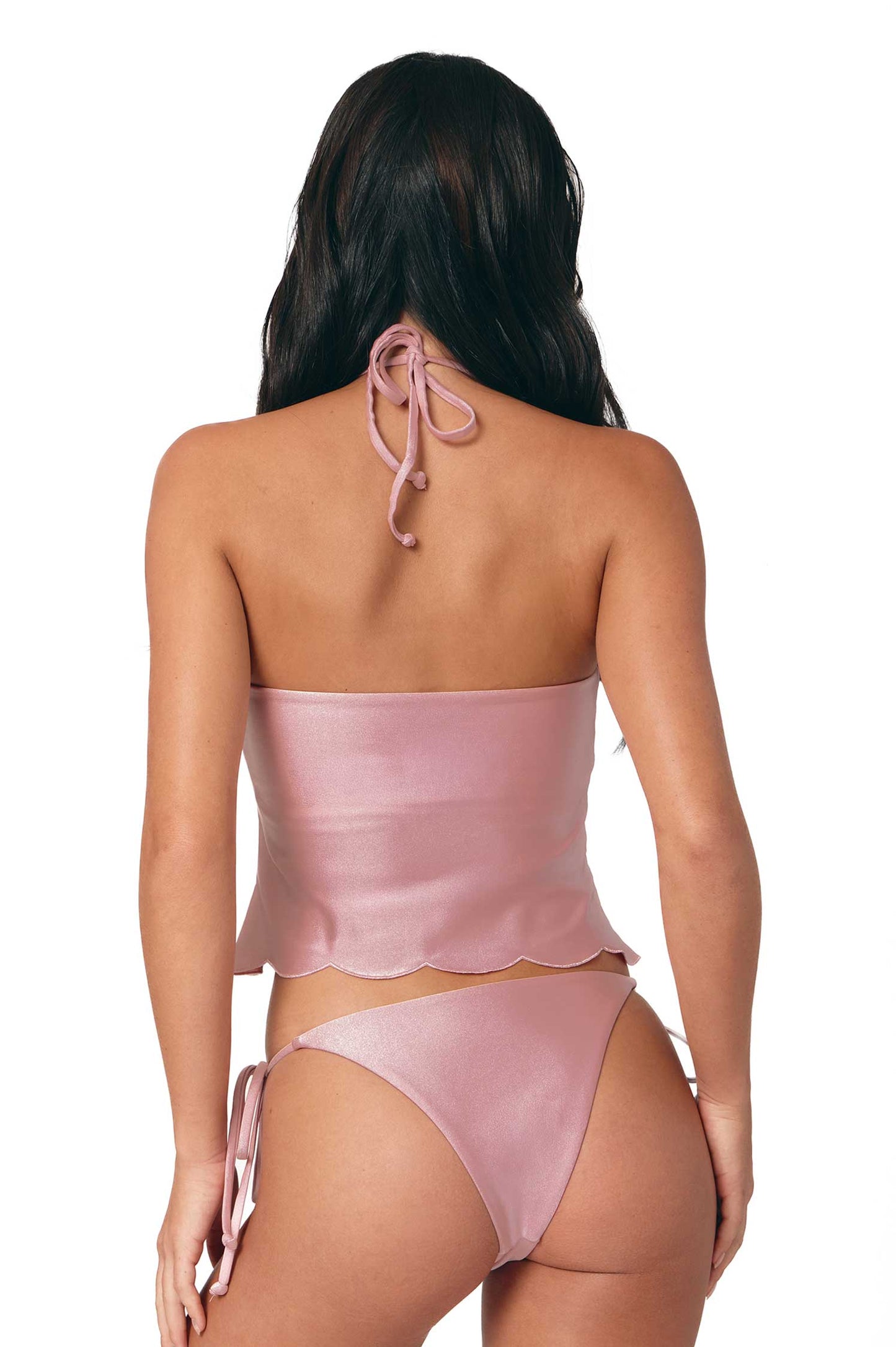 Dana String Cheeky Bottoms / Blush Gloss