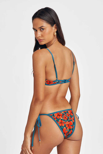 Quinn String Medium Bottoms / Paradise Blooms